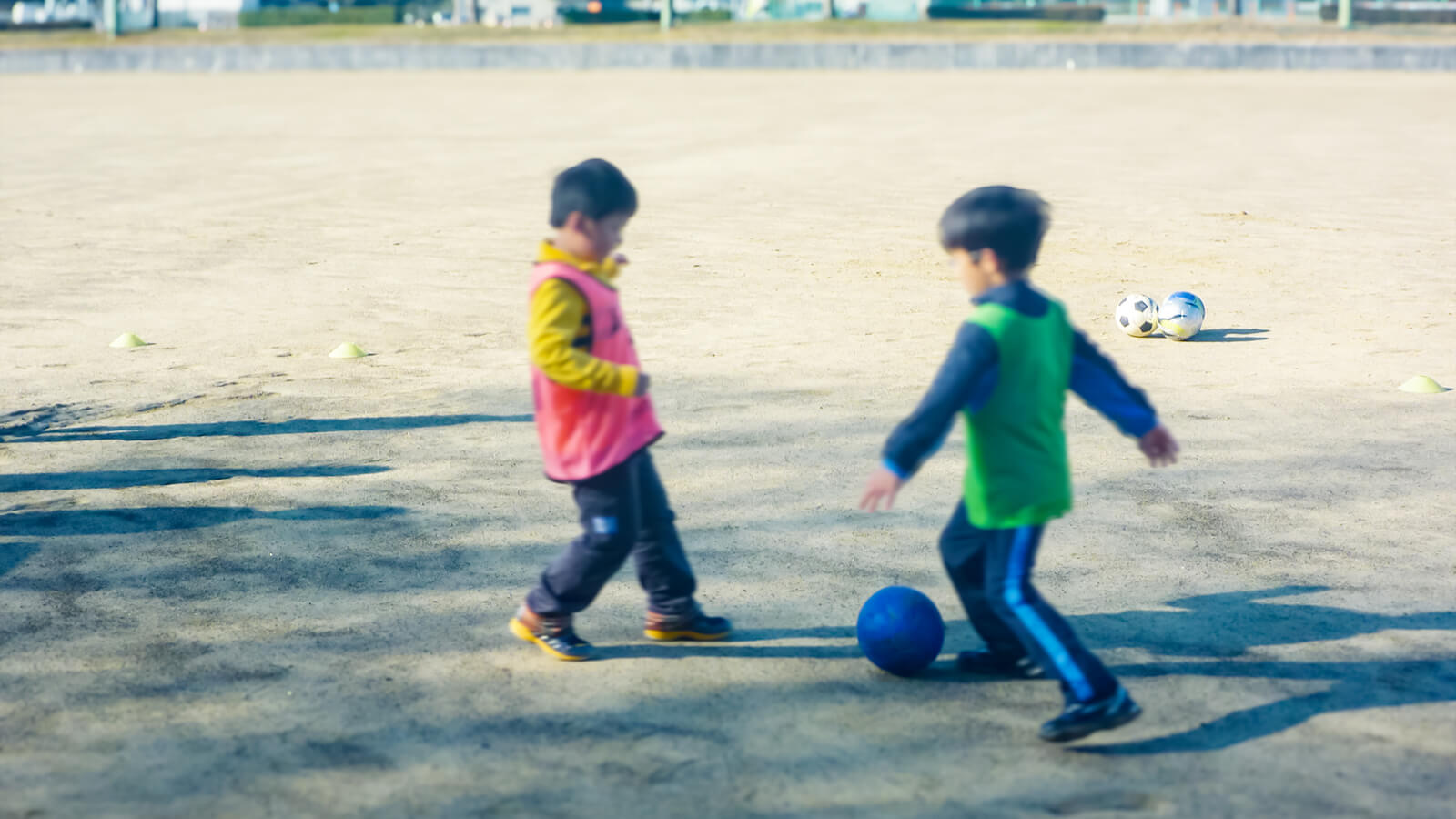 サッカー教室の様子